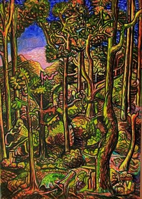 Sarrat Cayrol Forest Dusk