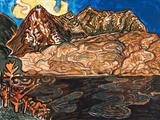 Loch Ainort I by John Slavin, Painting, Oil on canvas