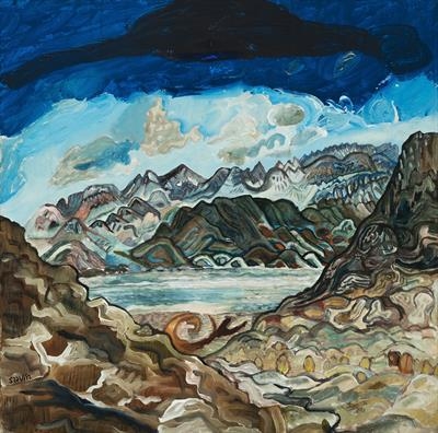 The Rough Bounds of Kylerhea by John Slavin, Painting, Oil on canvas